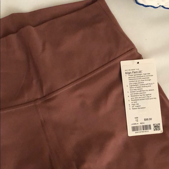 lululemon athletica Pants - Lululemon align 25’’ pant size 12